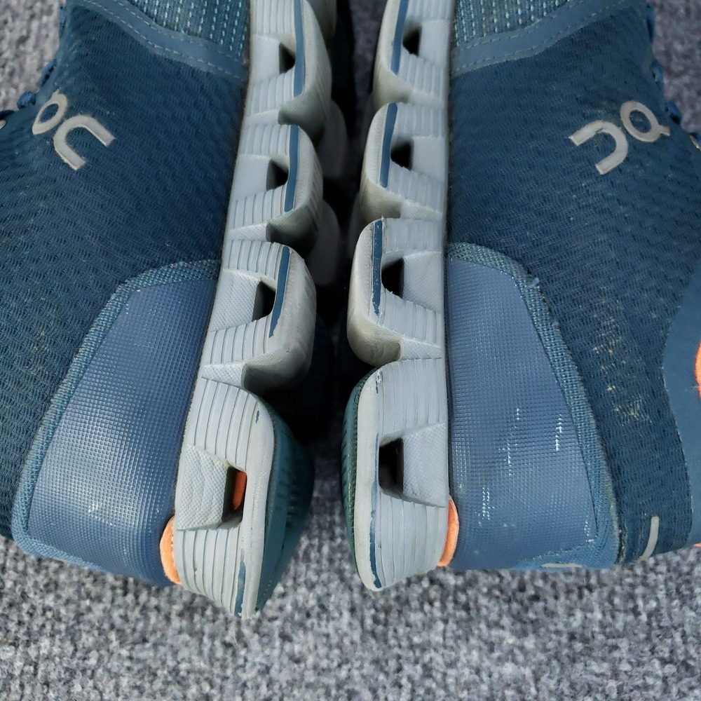 On Cloud X Shoes Mens‎ Size 9 Blue Orange Running Sneakers Lightweight - Picture 7 of 16